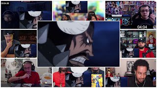 One Piece Episode 1034  Reaction Mashup [upl. by Eetnwahs]