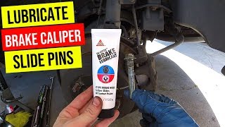 How To Properly Lubricate Brake Caliper Slide Pins Jonny DIY [upl. by Haret]