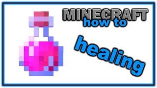 How to Make a Potion of Healing  Easy Minecraft Potions Guide [upl. by Nnyla]