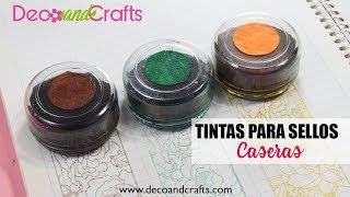 Tintas para sellos caseras  DecoAndCrafts [upl. by Houston540]