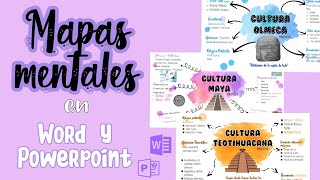 Mapas mentales en Word y Powerpoint Mireya GH [upl. by Becki]