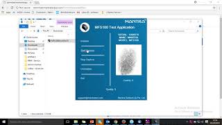 Mantra MFS100 Drivers installation [upl. by Esilenna]