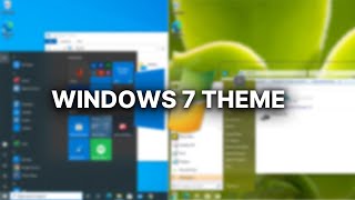 Making Windows 10 Look Like Windows 7 [upl. by Erasmus]