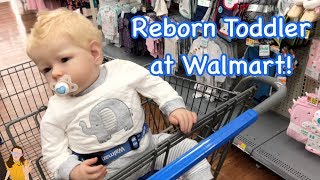 Reborn Toddler Max Shopping at Walmart  Kelli Maple [upl. by Skell385]