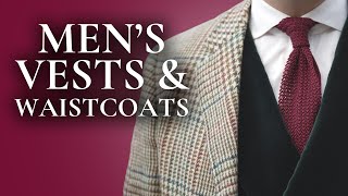 Mens Waistcoats amp Vests  What They Are amp How to Wear Them [upl. by Vito]