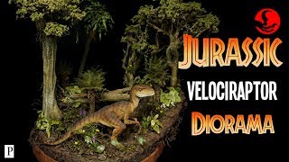 Jurassic Velociraptor Diorama  Realistic Jungle Scenery [upl. by Acinnod]