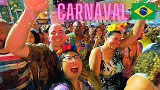 Gringos first BRAZIL CARNAVAL experience in Salvador CRAZY 🇧🇷 [upl. by Nealah]