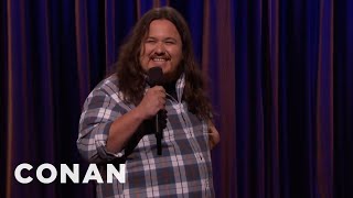 Shane Torres Defends Guy Fieri  CONAN on TBS [upl. by Alyekahs975]