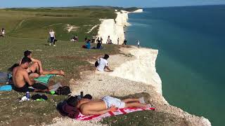 UK Seven Sisters Cliffs walking tour HD [upl. by Rayshell]