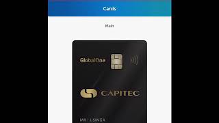 The New Capitec App  How to increase Limit on your Debit or Credit Card [upl. by Eelsha945]