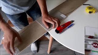 How to Cut and Install SPC Flooring [upl. by Oliver]