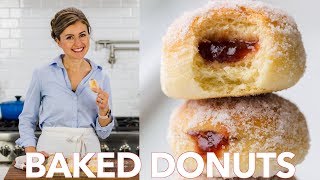 How To Make Baked Donuts Recipe Filled With Jam [upl. by Eibbor741]