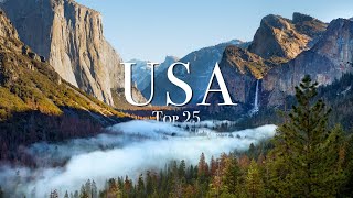 Top 25 Places To Visit In The USA [upl. by Mable]