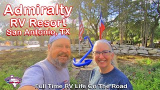 Admiralty RV Resort  San Antonio TX [upl. by Nurav382]