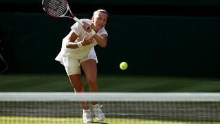 2014 Day 8 Highlights Petra Kvitova vs Barbora Zahlavova Strycova QuarterFinals [upl. by Giusto]