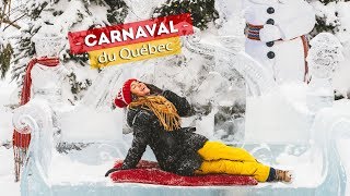 WORLDS BIGGEST WINTER CARNAVAL  Carnaval de Quebec in Quebec City [upl. by Chiquita]