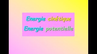 Energie cinétique et énergie potentielle [upl. by Animor317]