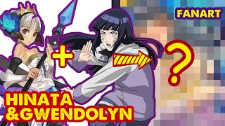 How To Draw Fusion Hinata Hyuga  Gwendolyn  Huta Chan [upl. by Tterej508]