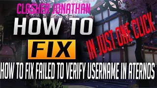 How to Fix Failed to Verify Username In Aternos Minecraft [upl. by Fiorenza]