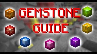 Gemstone guide Hypixel Skyblock [upl. by Ahsatsana]