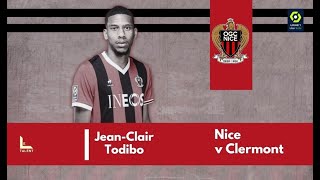 JeanClair Todibo vs Clermont  2023 [upl. by Alarice344]