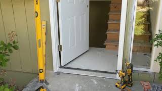 Jeld Wen Front Door Installation  Really crappy products and craftsmanship PART 1 [upl. by Lanita]