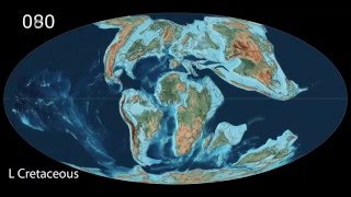 PlateTectonics amp Ice Ages  Scotese Animation 022116a [upl. by Nylear449]