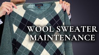 How to Wash and Maintain Wool Sweaters  Laundry Hacks [upl. by Ayala]