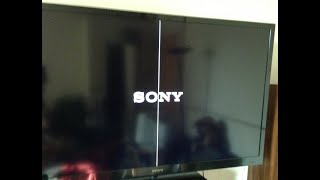 SOLVED Vertical Line Down Center of Screen  55quot Sony Bravia EX72 [upl. by Maxma]