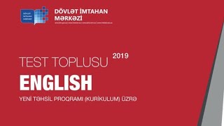 İngilis Dili yeni 2019 test toplusu  2ci hissə CAVABLAR  HD [upl. by Annayd]