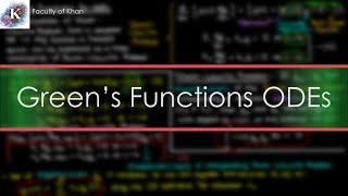 Using Greens Functions to Solve Nonhomogeneous ODEs [upl. by Brackely]