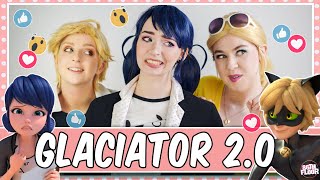 Cosplayers React to Miraculous Ladybug  Glaciator 2 🍦 [upl. by Oiruam]