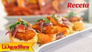 Receta Bruschettas de Longaniza [upl. by Tareyn]