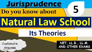 Natural law school jurisprudence in detail  Theories history period etc [upl. by Ariel]