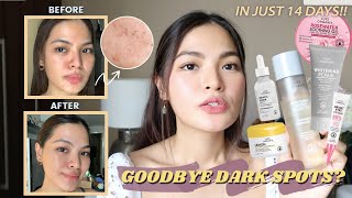 Luxe Organix Whitening Repair Skincare Routine for 14 DAYS Goodbye Dark Spots • Joselle Alandy [upl. by Dix]