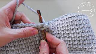 How to crochet the waistcoat stitch [upl. by Notsle653]