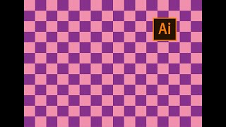 How To Make Checkerboard TexturePattern In Adobe Illustrator [upl. by Nosnor]