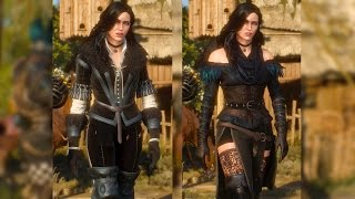 Yennefer Original amp Alternative Look DLC Geralt Meets Yen Witcher 3 [upl. by Novad]