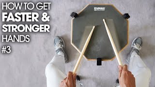 THE SECRET TO FASTER HANDS  Beginner Drum Lesson 3 [upl. by Ariet]