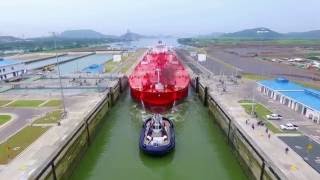 Transits Through Expanded Panama Canal September [upl. by Adiana851]