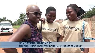 Bohicon  Angélique Kidjo en visite à la fondation Batonga [upl. by Darrill]