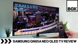 Samsung QN85A 4K Neo QLED TV Review  65quot [upl. by Attiuqaj]