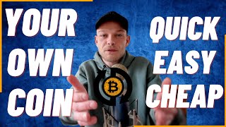 How to MAKE and SELL your OWN crypto coin Create token in LESS than 15 minutes [upl. by Birdt757]