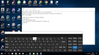 Cum sa va activati tastatura virtuala pe Windows 10  Tutorial [upl. by Etan]