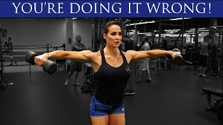 How To Do Lateral Raises  Build Your Shoulders [upl. by Nitnert]