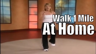 1 Mile In Home Walk  Walking Workout Videos [upl. by Landa]