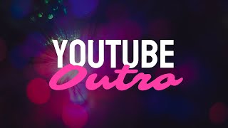 YouTube Outro Video Template Editable [upl. by Sitelc]