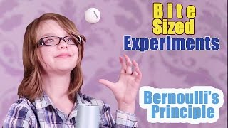 Cool Bernoullis Principle Science Experiment BiteSized Experiments [upl. by Aihppa355]