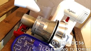 Dyson DC56 HandVac Disassembly and Cleaning Tutorial [upl. by Ayita909]