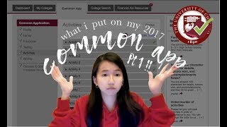 My CommonApp Honors amp Awards Pt 1 [upl. by Ativla]